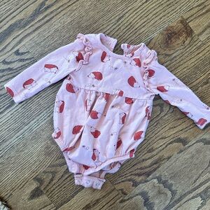 Old Navy Hedgehog Bodysuit 0-3 months